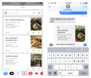 Gboard cards