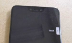 Notch on the Pixel 3 XL