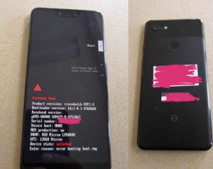 Pixel 3 XL notch