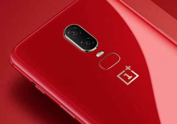 Red OnePlus 6